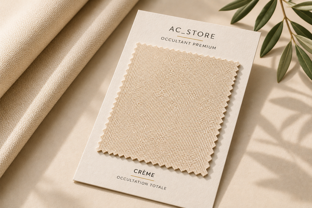 Échantillons de tissus occultants premium